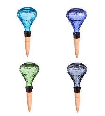 Faceted Glass Plant Watering Globe w/Terracotta Spike
Choose from ...