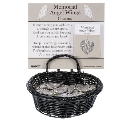Pocket Charm
Memorial Angel Wings

Remembering you with love;
a...