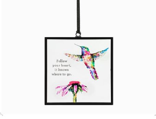 PeeWee Coneflower Suncatcher
3  w x 3  h

  Follow Your Heart; I...