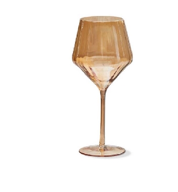 Chelsea Optic 
Wine Glass
Amber

These iridescent optic wine gl...