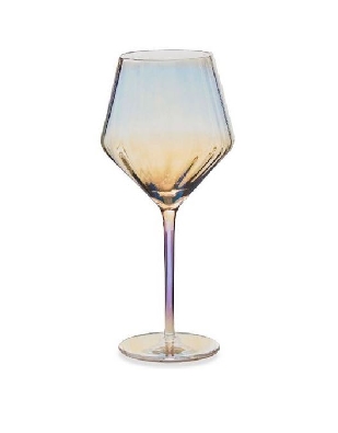 Chelsea Optic 
Wine Glass
Clear

These iridescent optic wine gl...