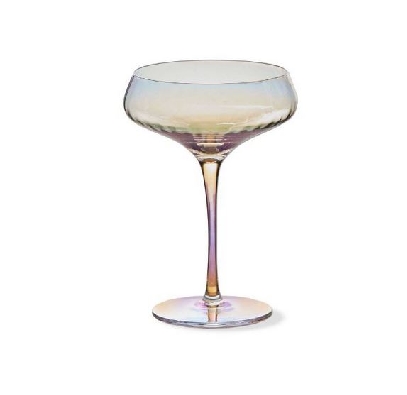 Chelsea Optic 
Coupe Glass
Clear

These iridescent optic coupe ...