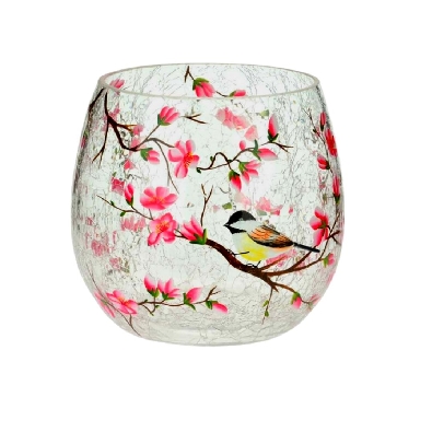 Glass Sphere With Bird
6x6.5  
  