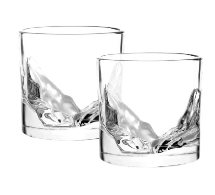 Grand Canyon Crystal Whiskey Glasses 
Set of 2

The mountainside...