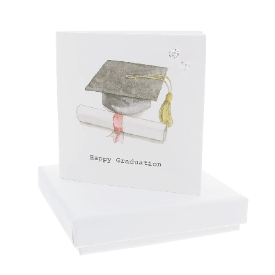 Greeting Card
w/ Silver &amp; CZ Earrings
3.25  x3.25  

Thick; whi...