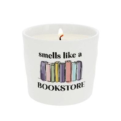   Smells Like A Bookstore   Candle
12oz. 100% Soy Wax  