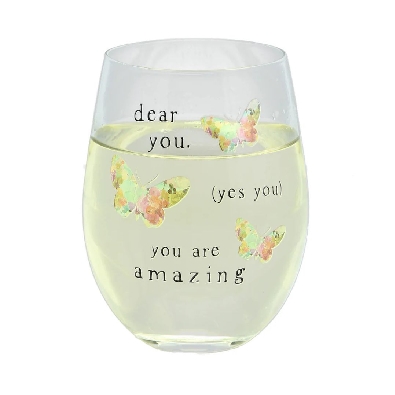   Dear You  
Stemless Wine Glass
18oz.

  Dear You; (Yes You) Y...