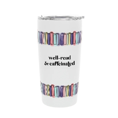   Well Read  
Travel Tumbler
20 oz.

 Adorned with a colorful a...