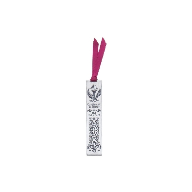 Metal Confirmation Bookmark
w/ Ribbon 
3.5  

Metal bookmark wi...