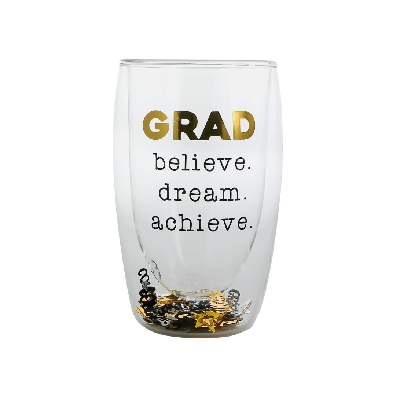 Grad 14 oz Double-Walled Glass  