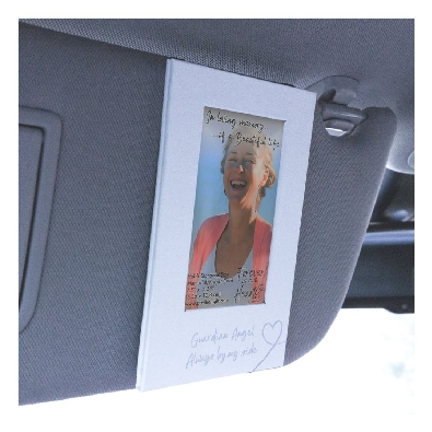By My Side Visor Memorial Photo Frame with Magnet (Holds 2.5   x 4....