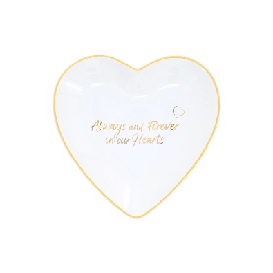 In Our Hearts 4.5   Heart Keepsake Dish  