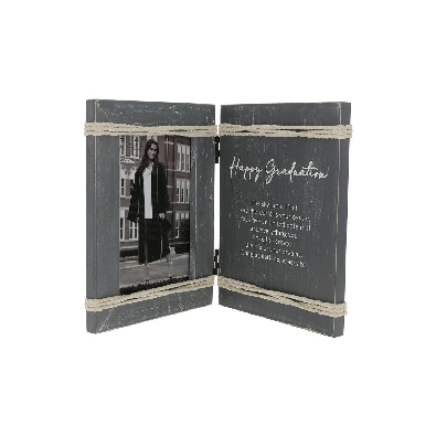 Happy Graduation 5.5   x 7.5   Hinged Sentiment Frame (Holds 4   x ...