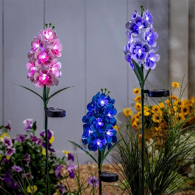 Lupine Solar Cottage Garden Stake  