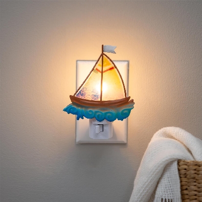 Seaside Retreat Glass Nightlight  