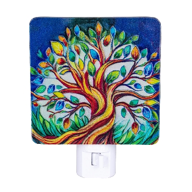 Tree of Life Glass Nightlight  