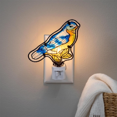 Bluebird Glass Nightlight  