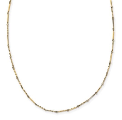 Polished Diamond Cut Necklace
14KT Yellow Gold
17.5    