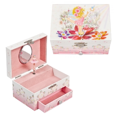 Ashley Musical Jewelry Box - Plays Swan Lake
Decorated paper in fa...