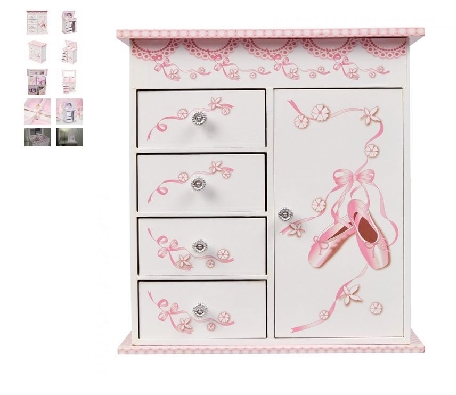 Cristiana Ballerina Musical Jewelry Box 

Plays   Waltz of the Fl...