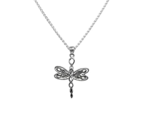 Dragonfly Petite Pendant
Sterling Silver

The Dragonfly is a sym...