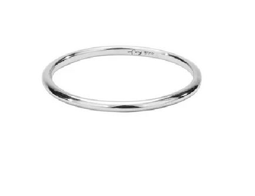 Keith Jack -   Esk  
Stacking Rail Ring
Silver
1.5mm
Size 6  
