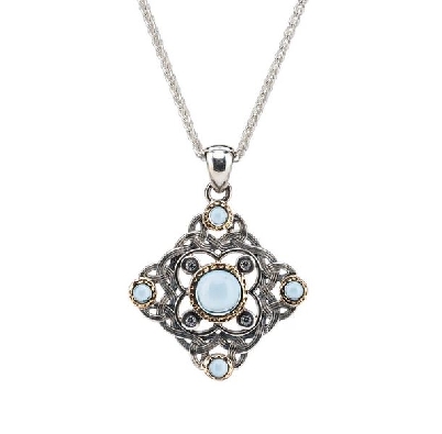 Keith Jack
Celestial Pendant
Sky Blue Topaz &amp; CZ
Silver/10Kt Yel...