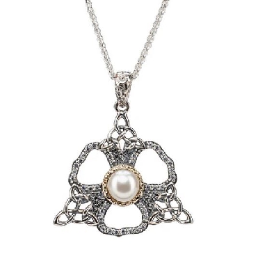 Keith Jack
Celestial Pendant
Fresh Water Pearl &amp; CZ
Silver/10Kt ...