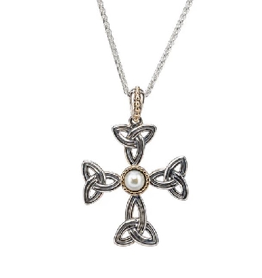 Keith Jack
Aphrodite Cross Pendant
w/ Fresh Water Pearl
Silver/1...