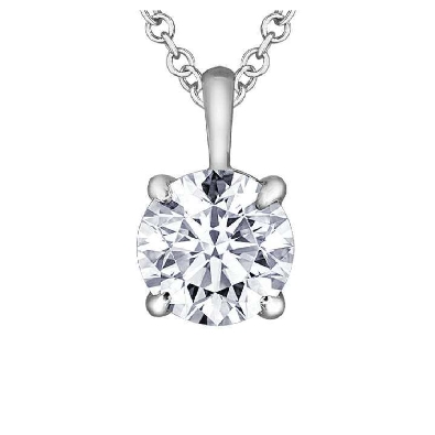 LAB-Grown Diamond Pendant 1.00ct
10KT White Gold 
VS1; D-F  