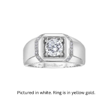 LAB-Grown Diamond Ring 1.10ct
10KT Yellow and White Gold


  