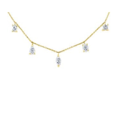 LAB-Grown Diamond Necklace 1.0ctw
10KT Yellow Gold


  