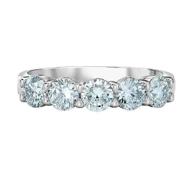 LAB-Grown Diamond Ring 1.5ctw
VS; D-F
14KT White Gold 
  