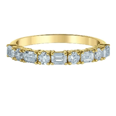 LAB-Grown Diamond Ring 0.75ctw
VS; D-F
10KT Yellow Gold 
  