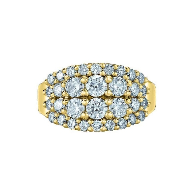 LAB-Grown Diamond Ring 2.0ctw
VS; D-F
10KT Yellow Gold 
  