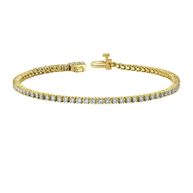LAB-Grown Diamond Tennis Bracelet 5.00ctw
10KT Yellow Gold  