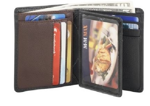 Derek Alexander Leather
Showcard Wallet w/ Wing
Brown  