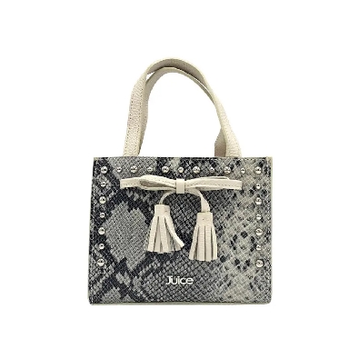 Printed Genuine Leather Handbag in Beige
Made in Italy.

Finishe...