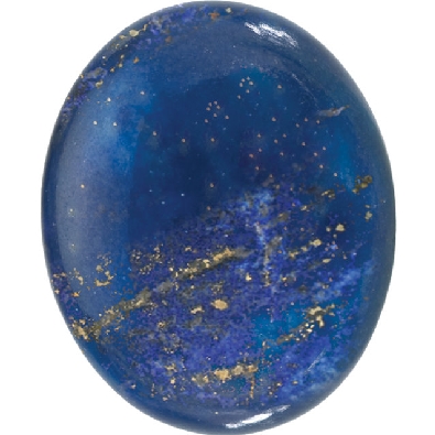 6x4 mm Oval Cabochon Genuine Lapis  