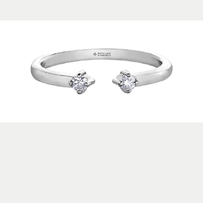 Maple Leaf Diamond&trade; Canadian Diamond Ring  0.093ct
14KT White Go...
