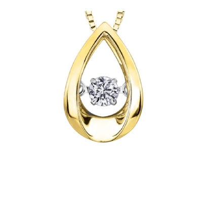 Maple Leaf Diamond&trade;  Canadian Diamond Necklace 0.55ctw
14KT Yell...