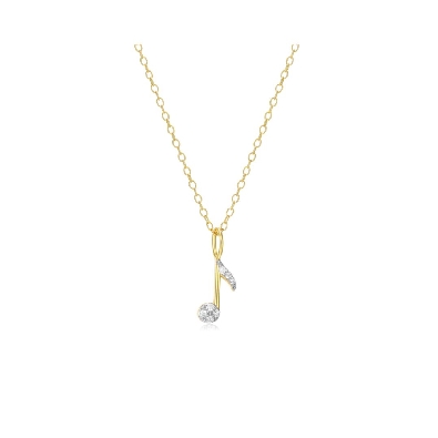 M. By Monte Luna
Musical Note Necklace
Lab Created Diamonds   .05...