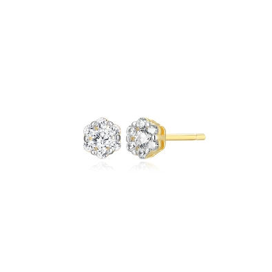 M. By Monte Luna
Cluster Post Earrings
Lab Created Diamonds - .10...