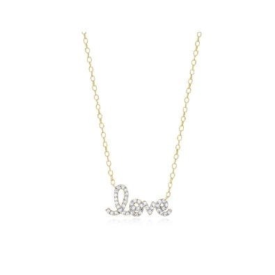 M. By Monte Luna
  Love   Necklace
Lab Created Diamonds  .123ctw...