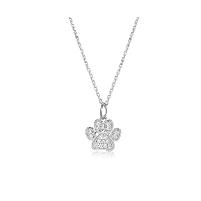 M. By Monte Luna
  Paw   Necklace
Lab Created Diamonds -.10ctw
R...