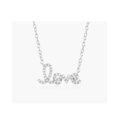 M. By Monte Luna
  Love   Necklace
Lab Created Diamonds -.123ctw...