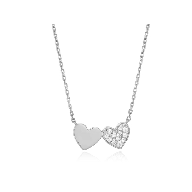 M. By Monte Luna
  Twin Heart   Necklace
Lab Created Diamonds - ....