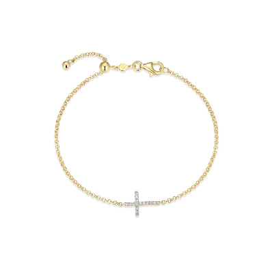 M. By Monte Luna
Cross Bracelet
Lab Created Diamonds  .096ctw
7....