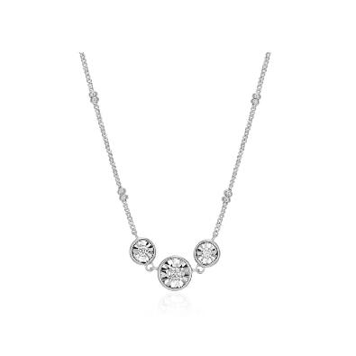 M. By Monte Luna
Triple Round Bezel Necklace
Lab Created Diamonds...