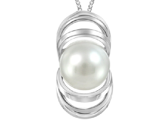 Pearl Pendant 
10KT White Gold


Pearls: 5mm  